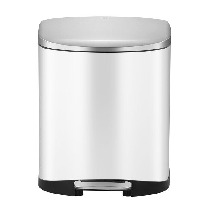 EKO Della pedaalemmer 6 liter wit