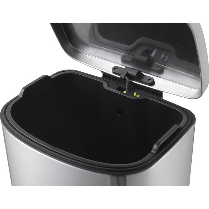 EKO Della pedaalemmer 50 liter mat RVS