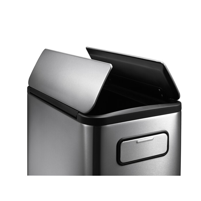 EKO Ecofly pedaalemmer 20+20 liter mat RVS