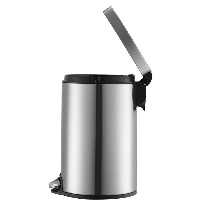 EKO Serene pedaalemmer 8 liter mat RVS