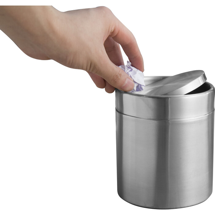 EKO Fandy Tafelafvalbak 1.5 liter mat RVS