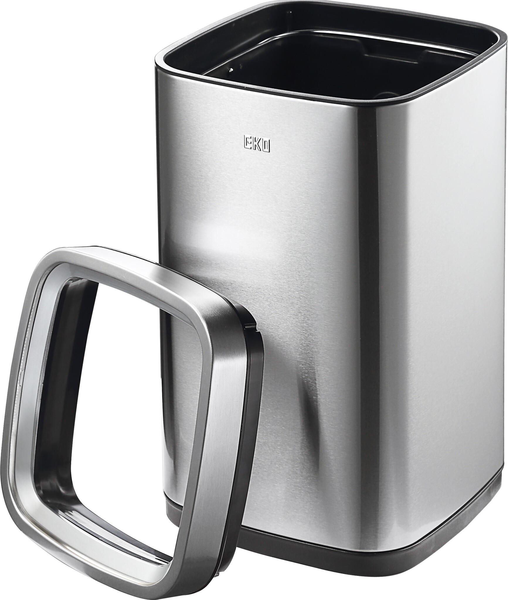 EKO Laguna afvalbak Open Top 12 liter mat RVS