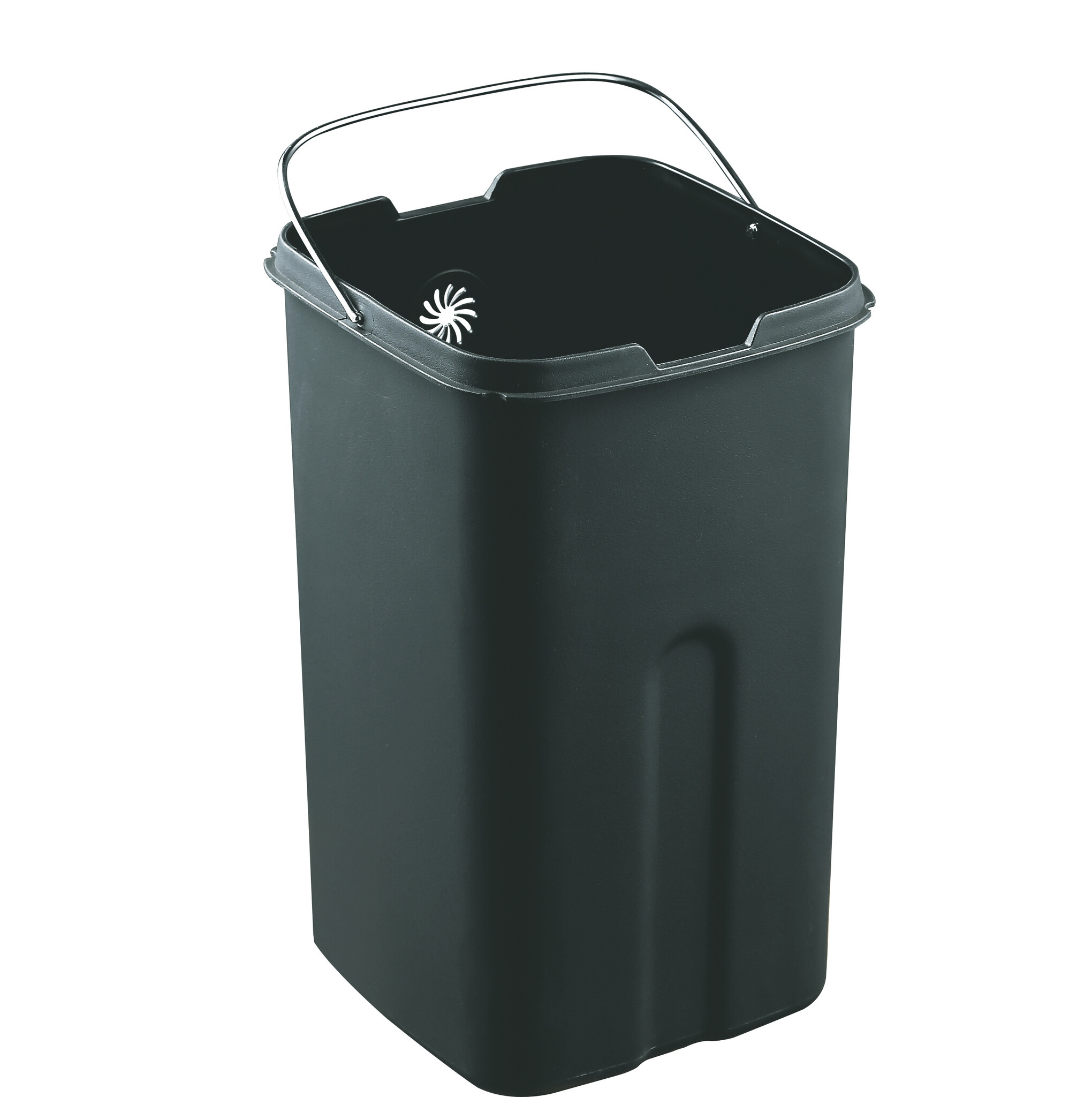 EKO Laguna afvalbak Open Top 35 liter mat RVS