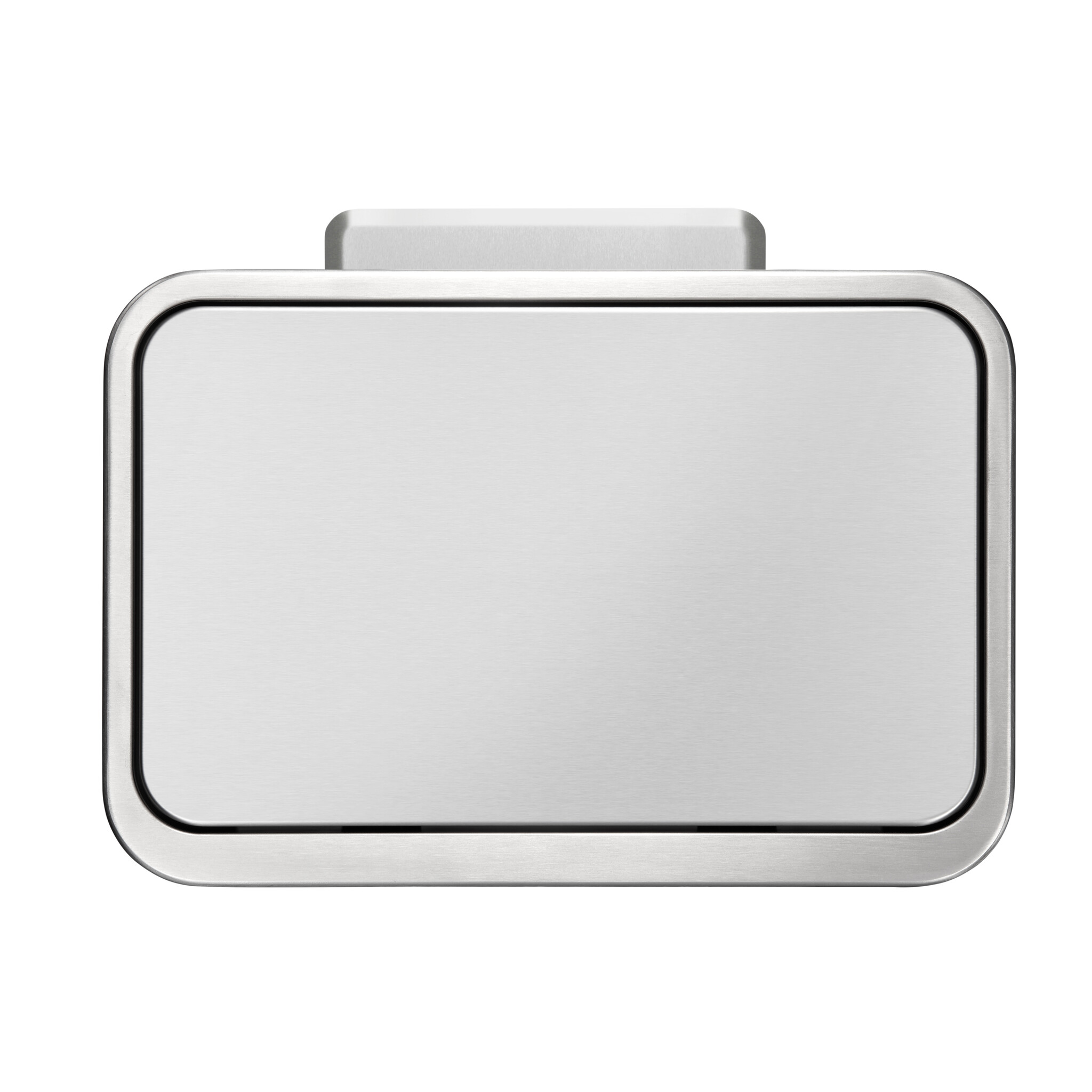 EKO X-Cube recycling pedaalemmer 20+20 liter mat RVS