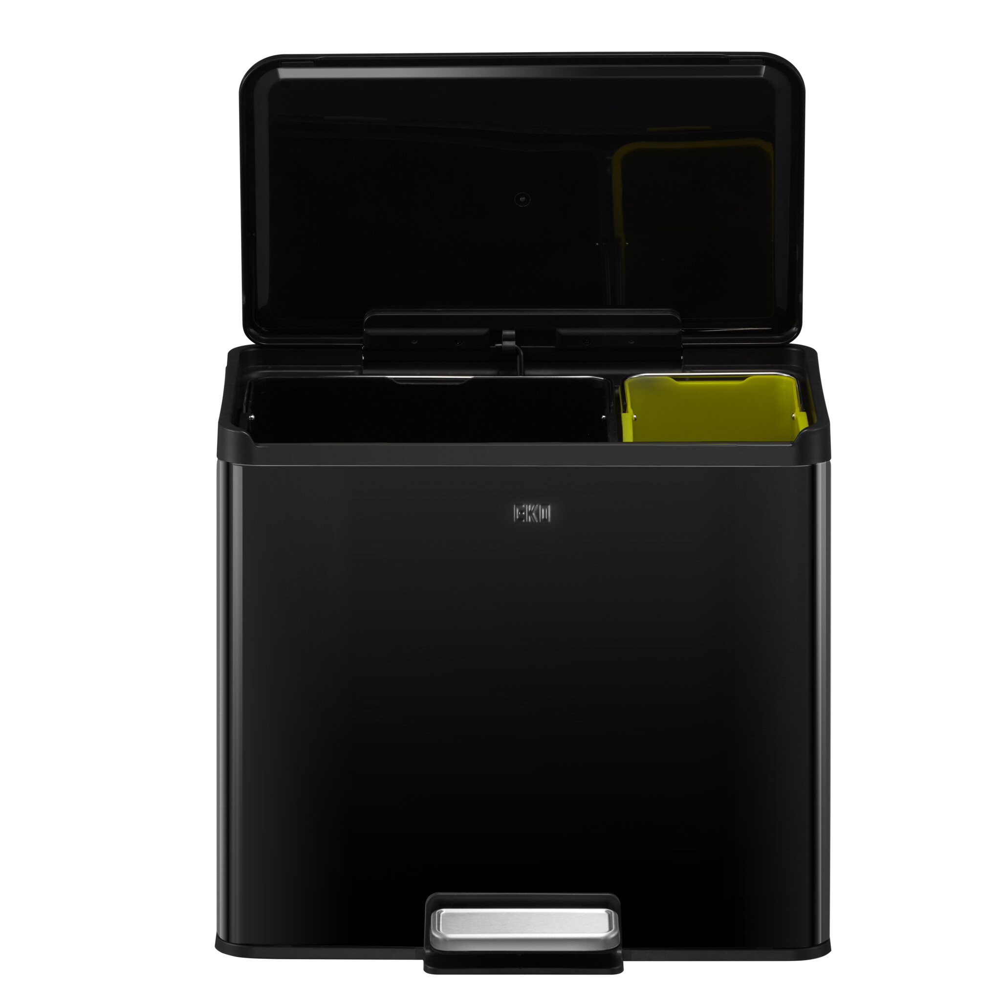 EKO Essential 2 Recycler pedaalemmer 20+9 liter zwart