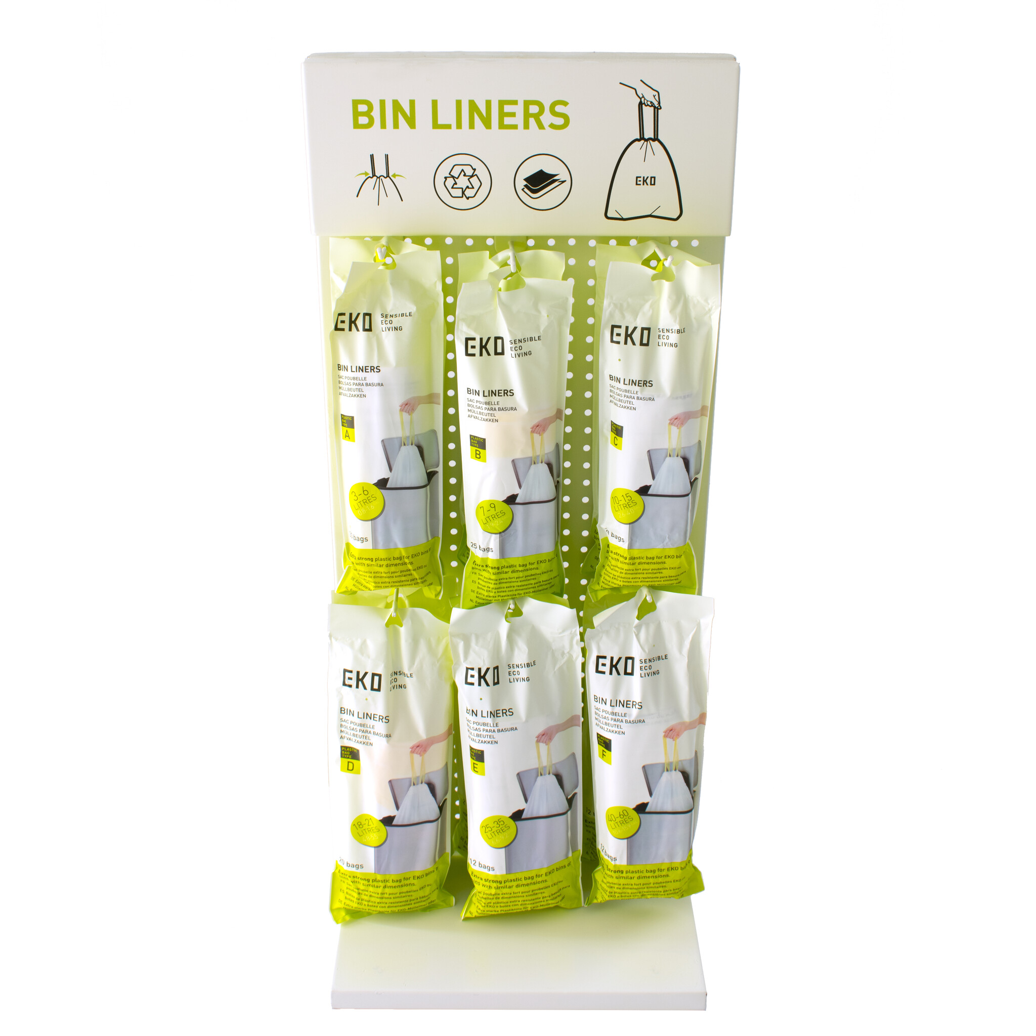 EKO Afvalzakken 18-21 liter (D) wit