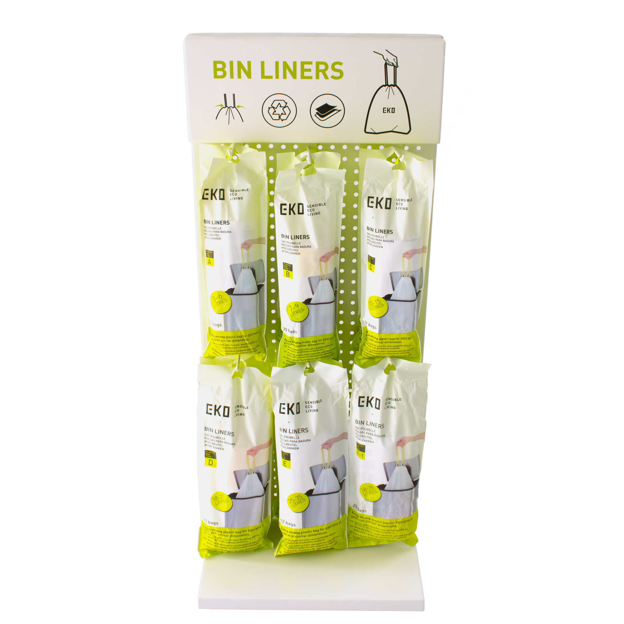 EKO Afvalzakken 30.3 liter (F1) wit