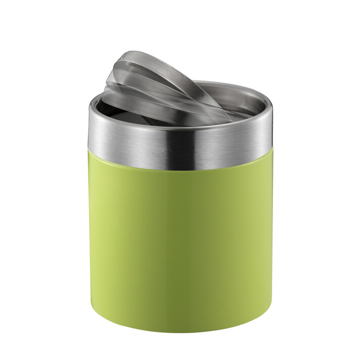 EKO Fandy Tafelafvalbak 1,5 liter (lime groen, mat RVS)