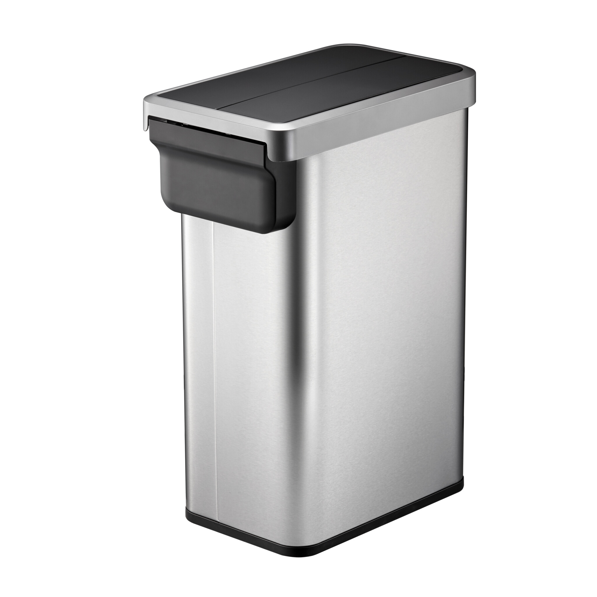 EKO Ecofly II Pedaalemmer 45 liter (mat RVS, zwart)