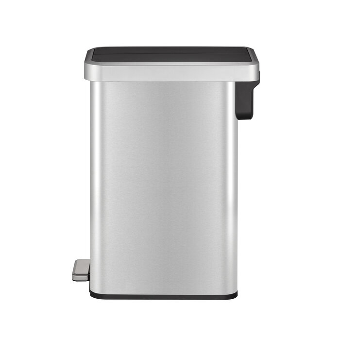 EKO Ecofly II Pedaalemmer 45 liter (mat RVS, zwart)