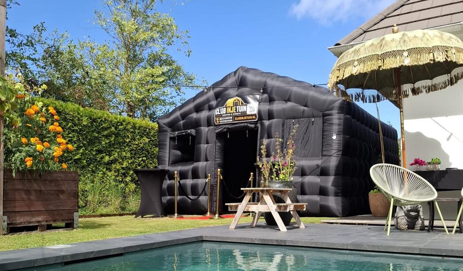 Opblaasbare partytent huren? Zo organiseer je een geslaagd tuinfeest