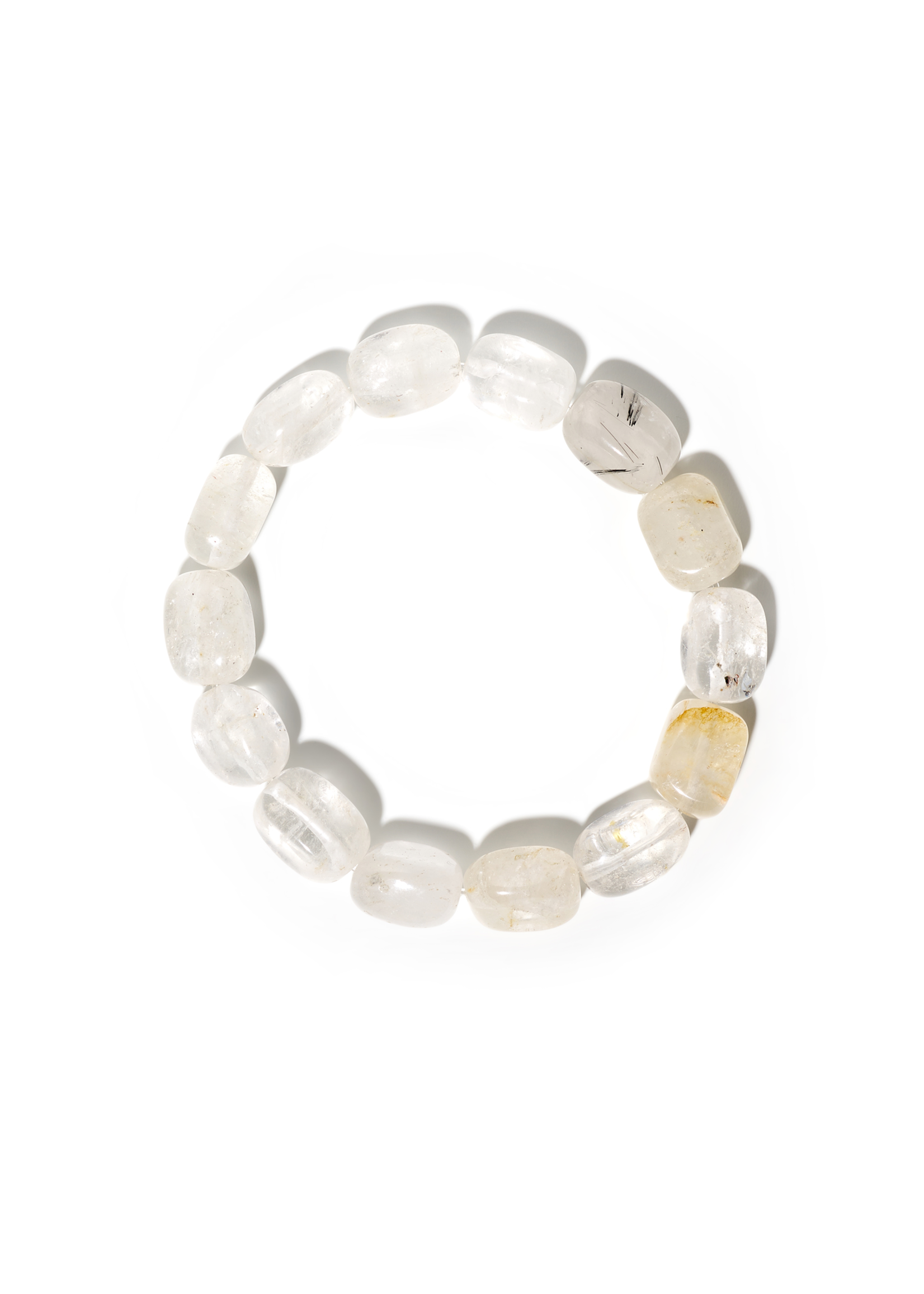 CLAIRE, Edelstein-Armkette, Bergkristalle