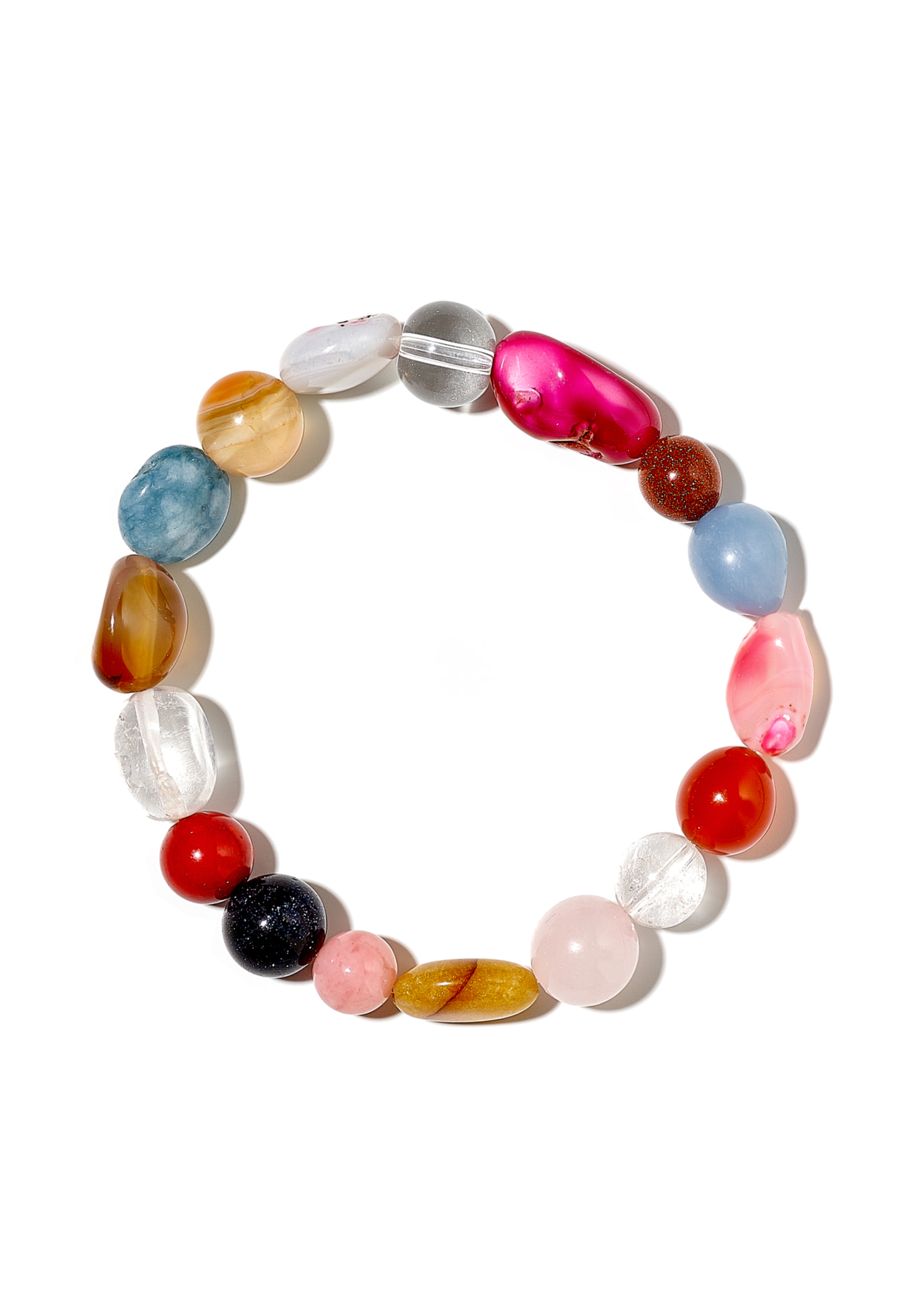 ARC EN CIEL, Edelstein-Armkette, multicolor