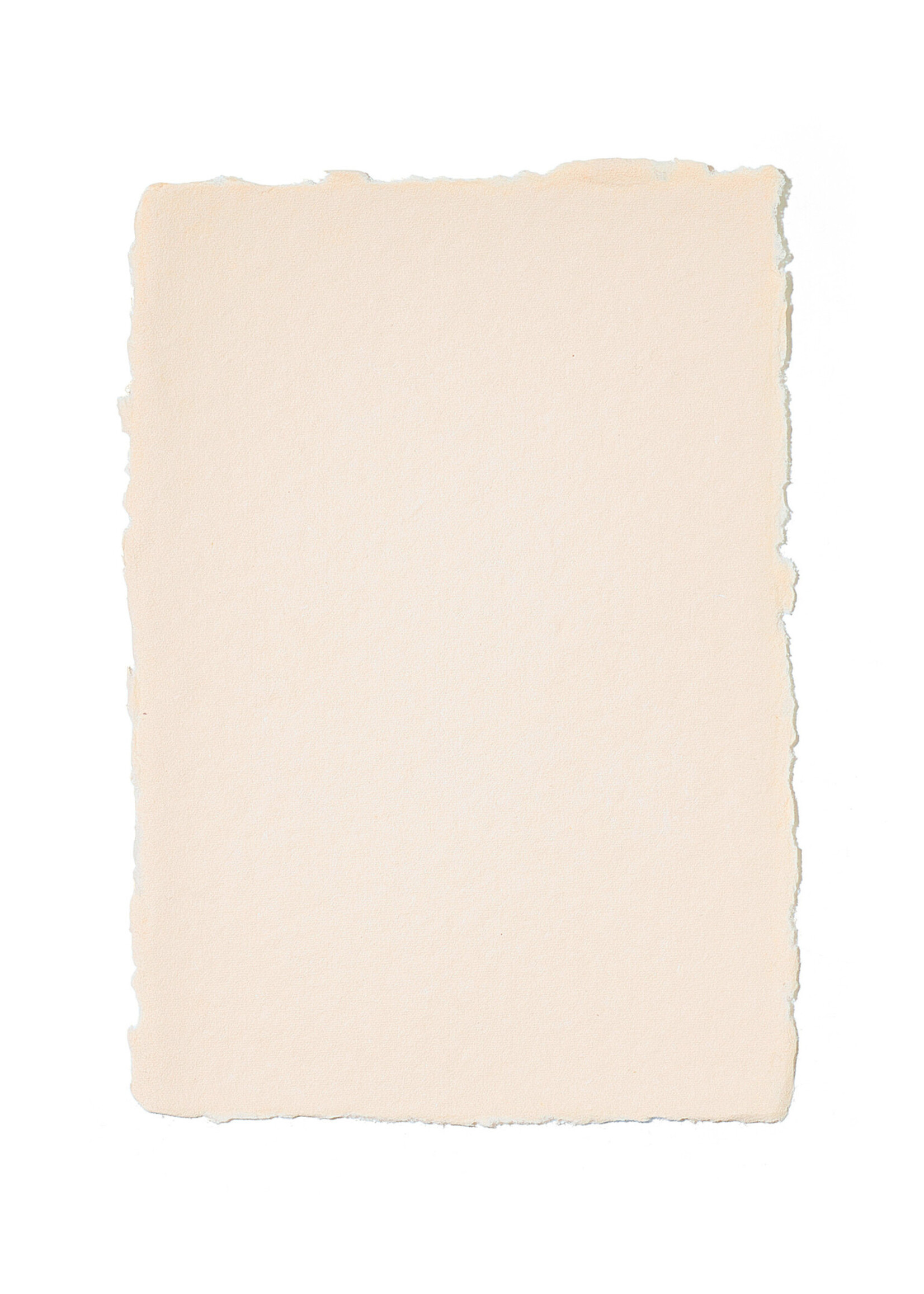 5 handgeschöpfte Baumwollpapiere inkl. Couverts, zwei Formate, EIERSCHALE