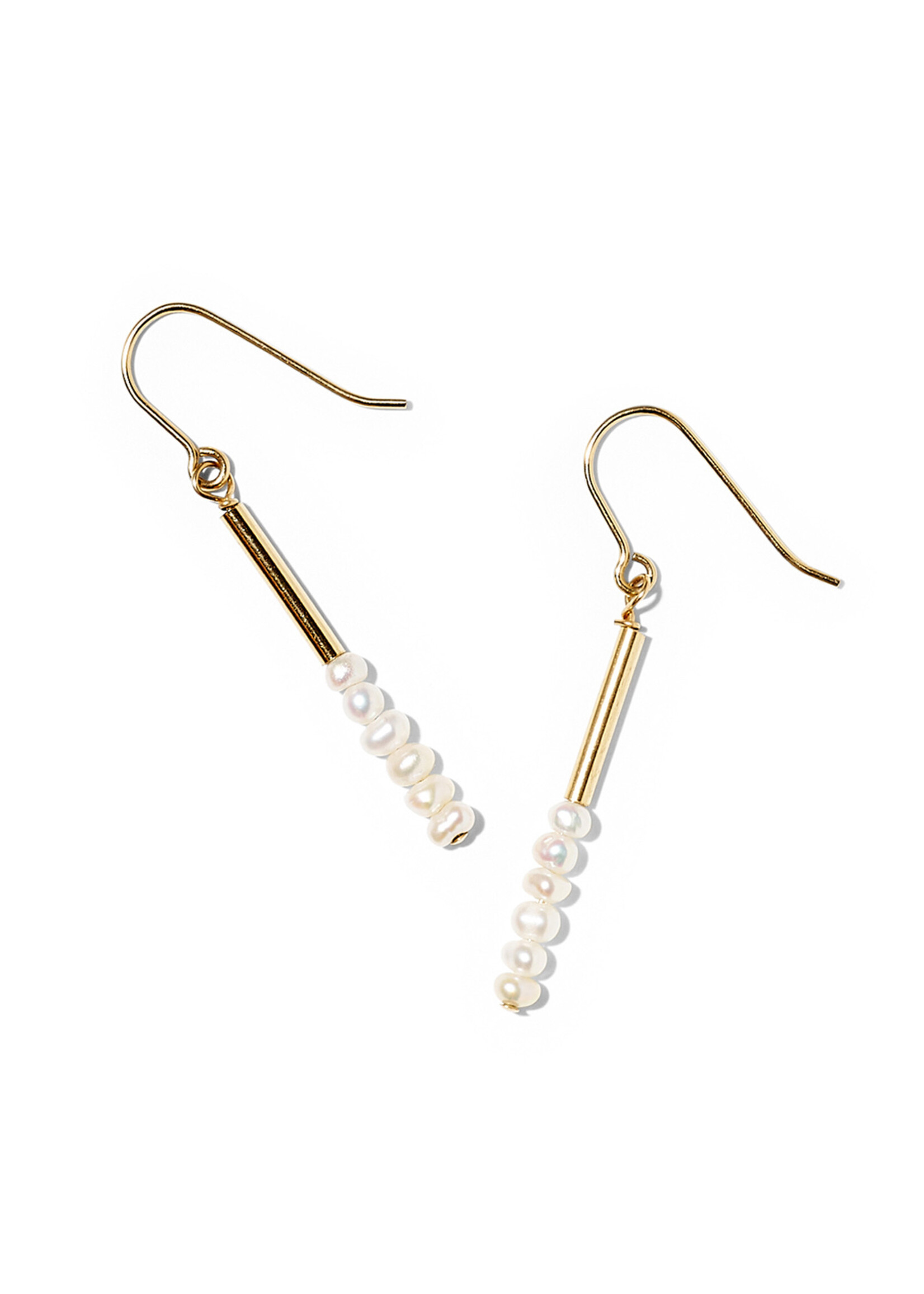 MAE, Ohrhänger, 14K gold filled, Süsswasser Zuchtperlen