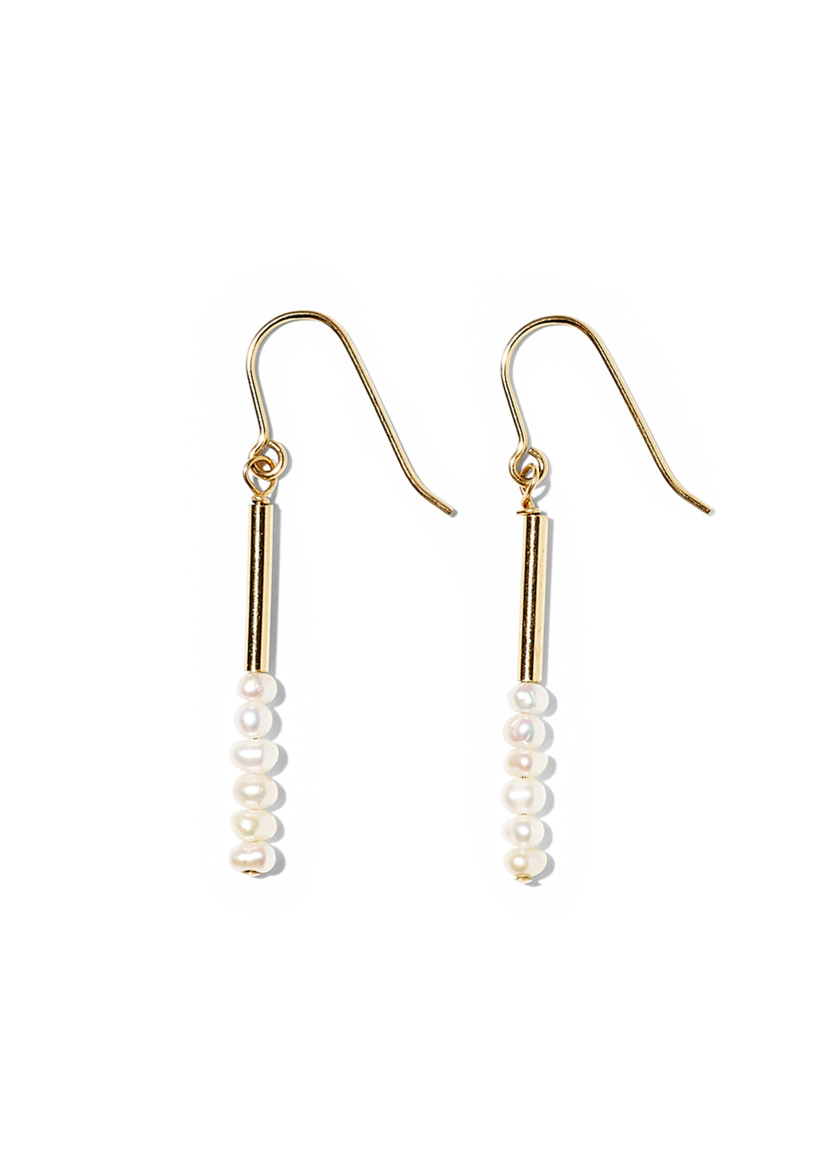 MAE, Ohrhänger, 14K gold filled, Süsswasser Zuchtperlen
