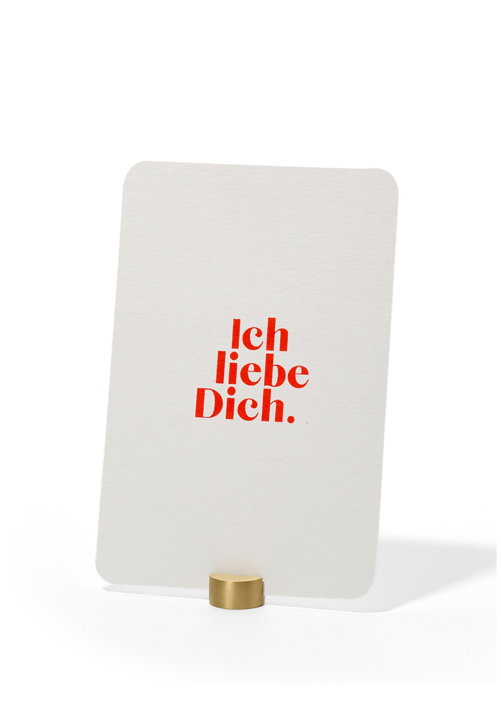 RISO Carte Postale Ich liebe Dich