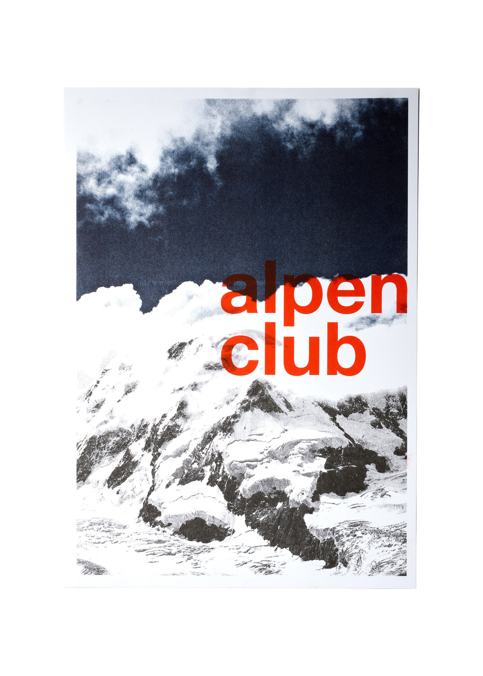RISO Print, A3, alpen club N° 1, limitierte Auflage