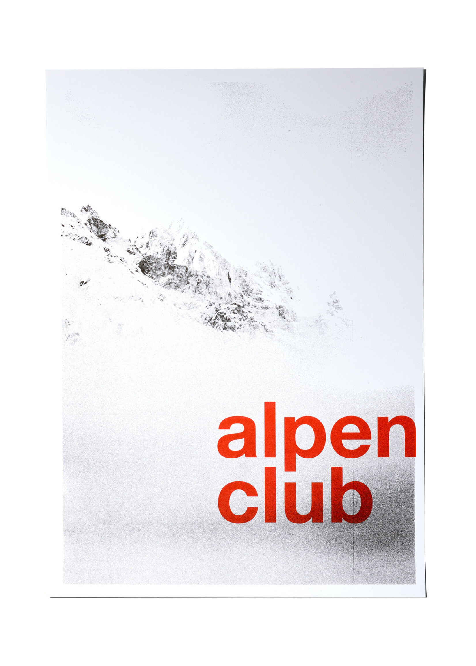 RISO Print, A3, alpen club N° 3, limitierte Auflage