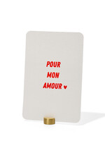 RISO Postcard POUR MON AMOUR
