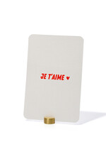 RISO Carte Postale JE T'AIME