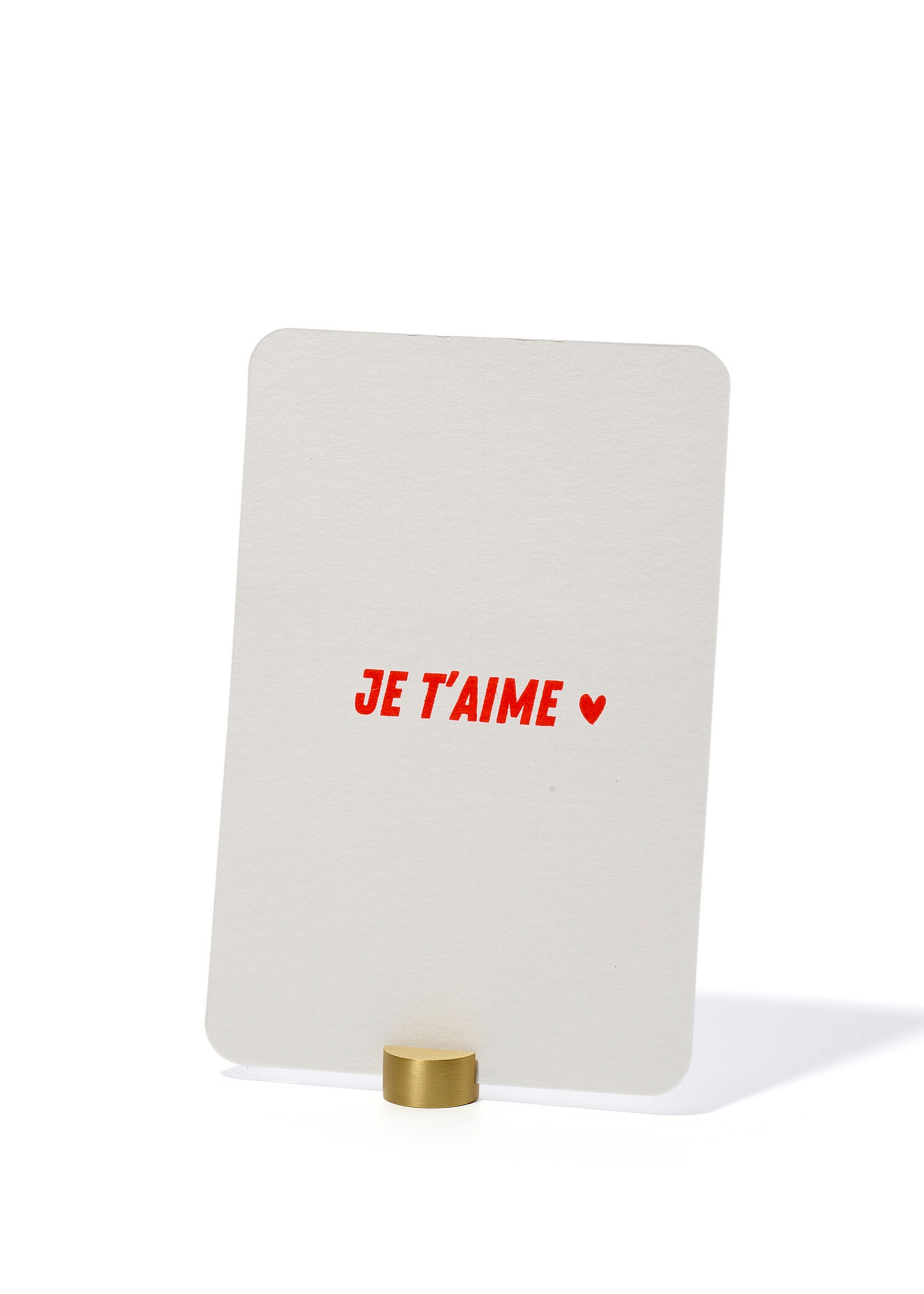 RISO Postcard JE T'AIME