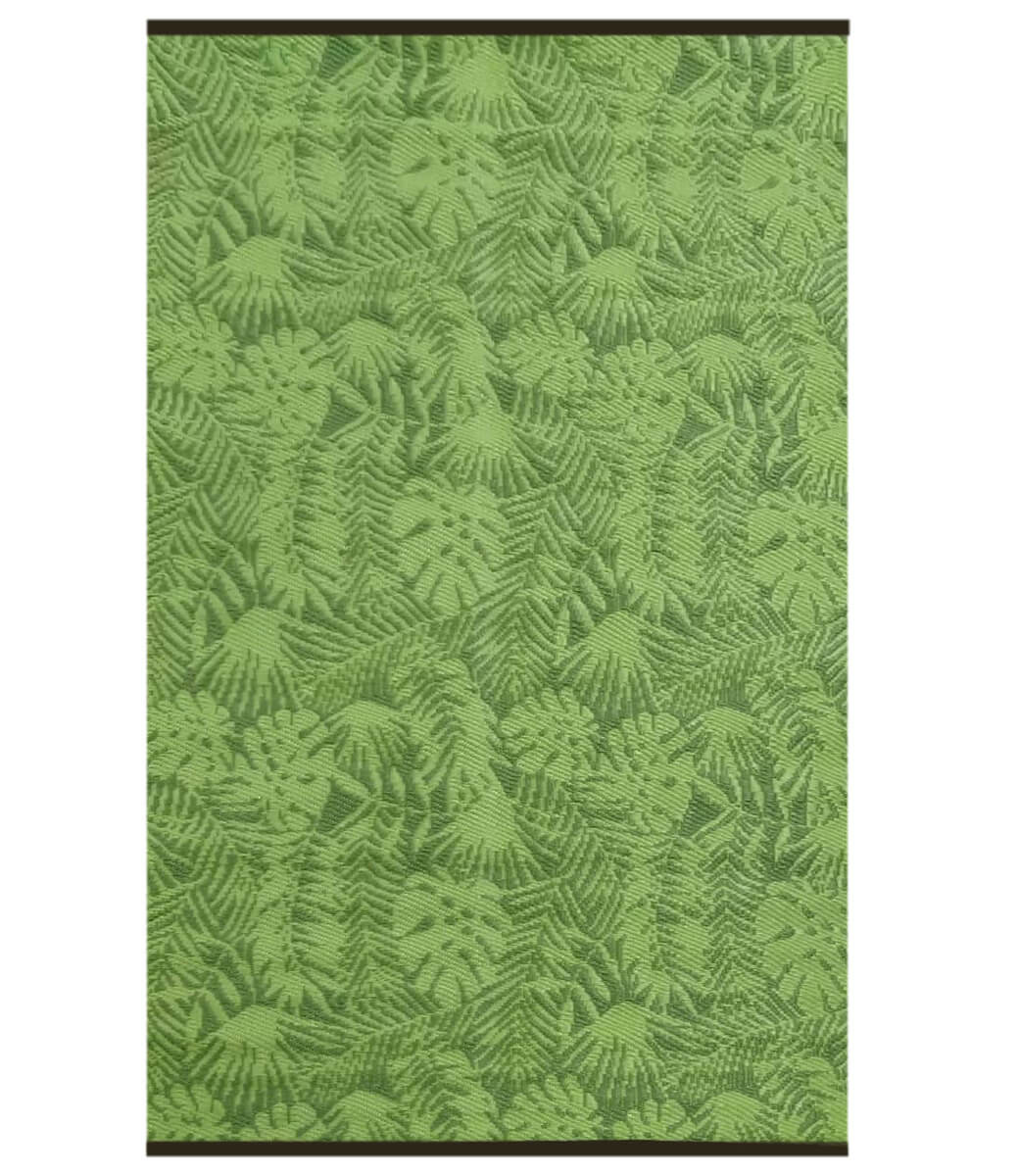 Grün Outdoor-Teppich mit Blumenmuster