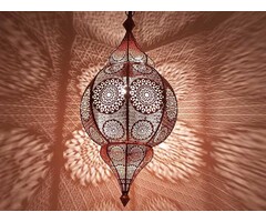 1001-Nacht-Hängelampe in Kupfer