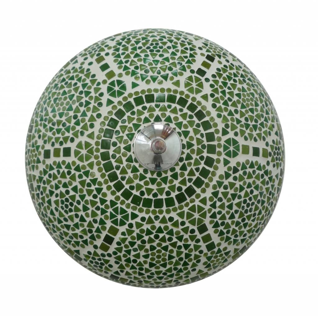 Orientalische grüne Deckenleuchte mit Mosaik