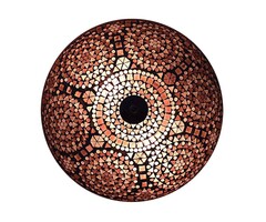 Arabische violette Deckenleuchte