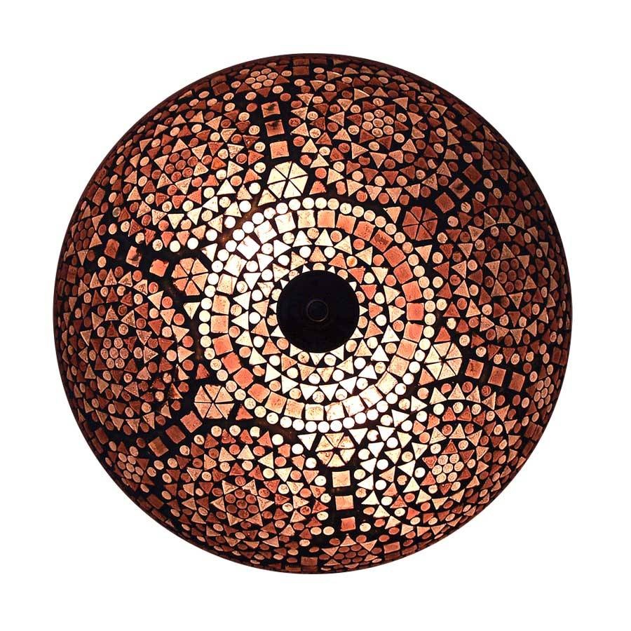 Arabische violette Deckenleuchte mit Mosaik
