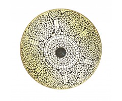 Weiße Mosaik-Deckenlampe