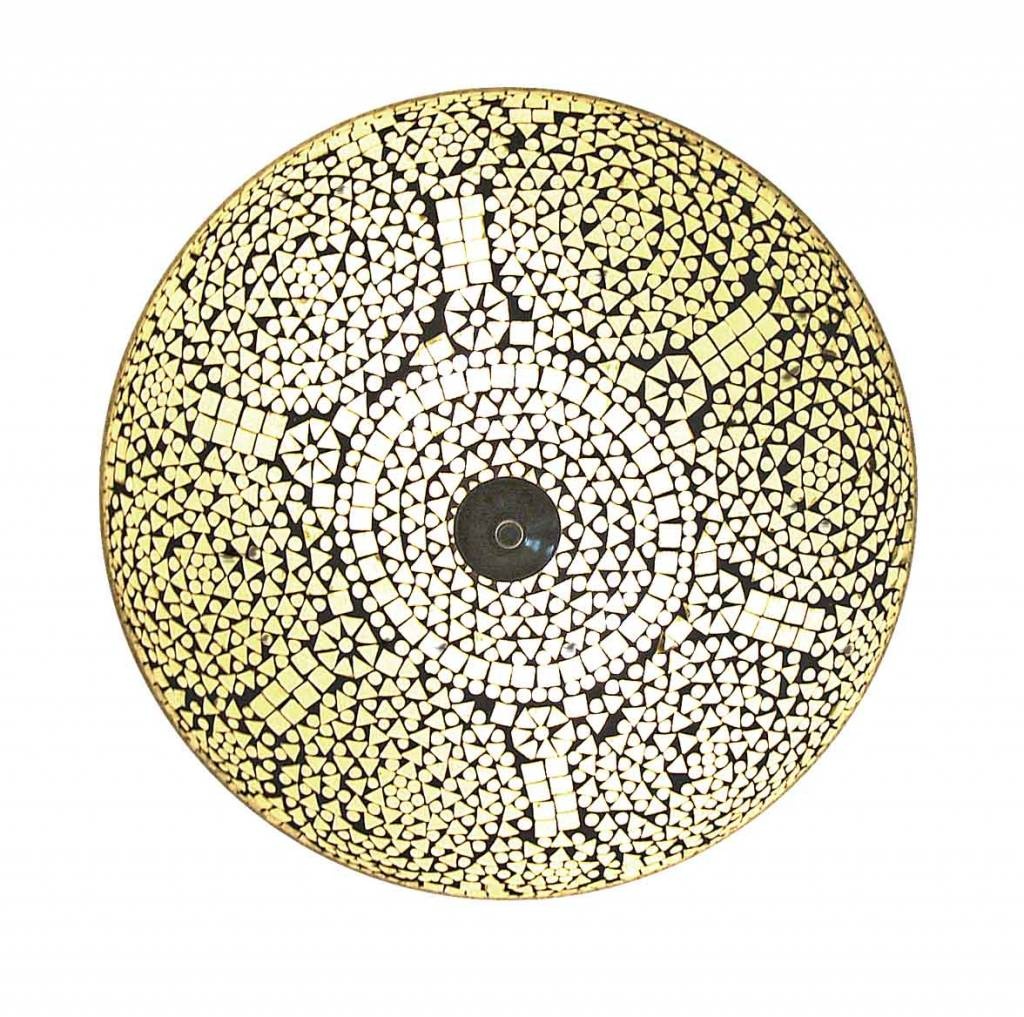 Weiße Mosaik-Design-Deckenlampe