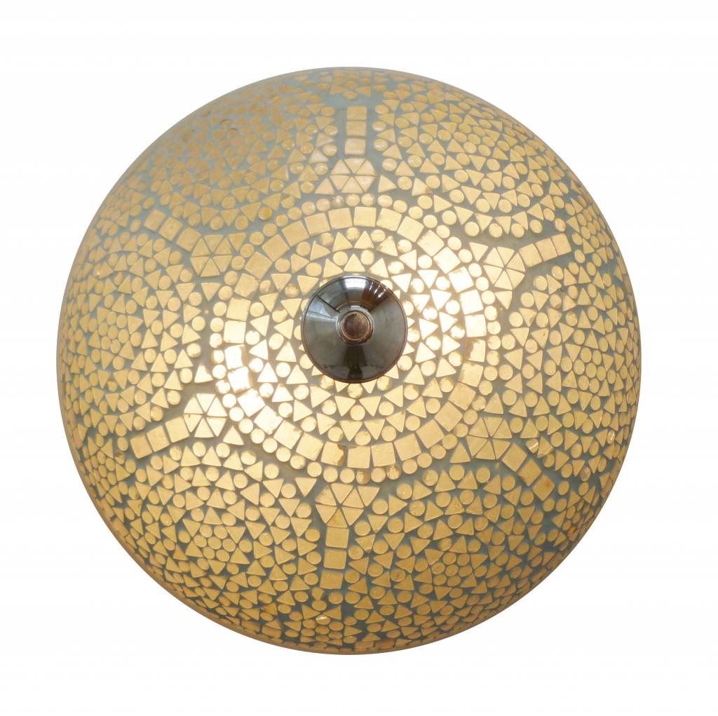 Weiße Mosaik-Design-Deckenlampe