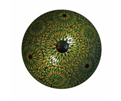 Orientalische Deckenlampe grün