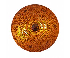 Orientalische Deckenlampe in Braun