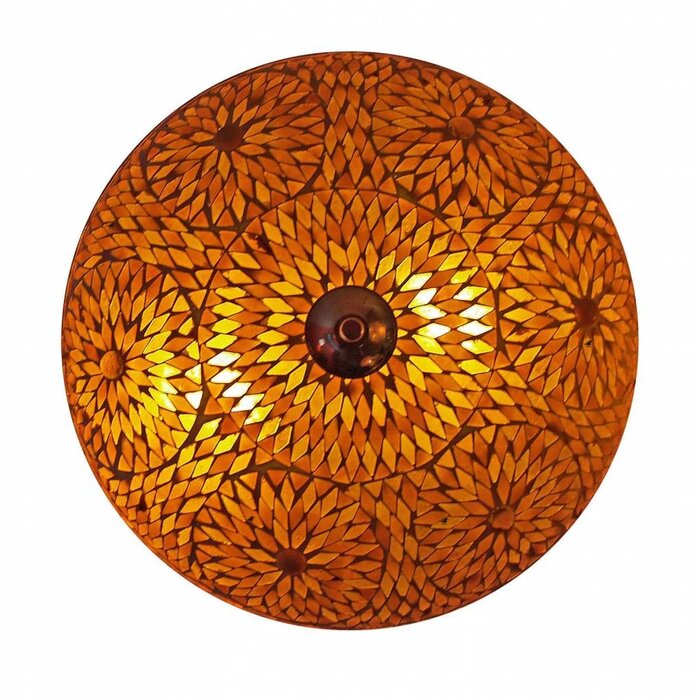 Deckenlampe mit Mosaik in braunem Türkischem Design