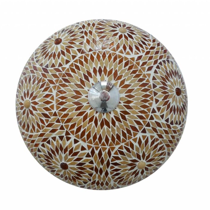 Deckenlampe mit Mosaik in braunem Türkischem Design