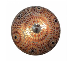 Orientalische Deckenlampe in Lila