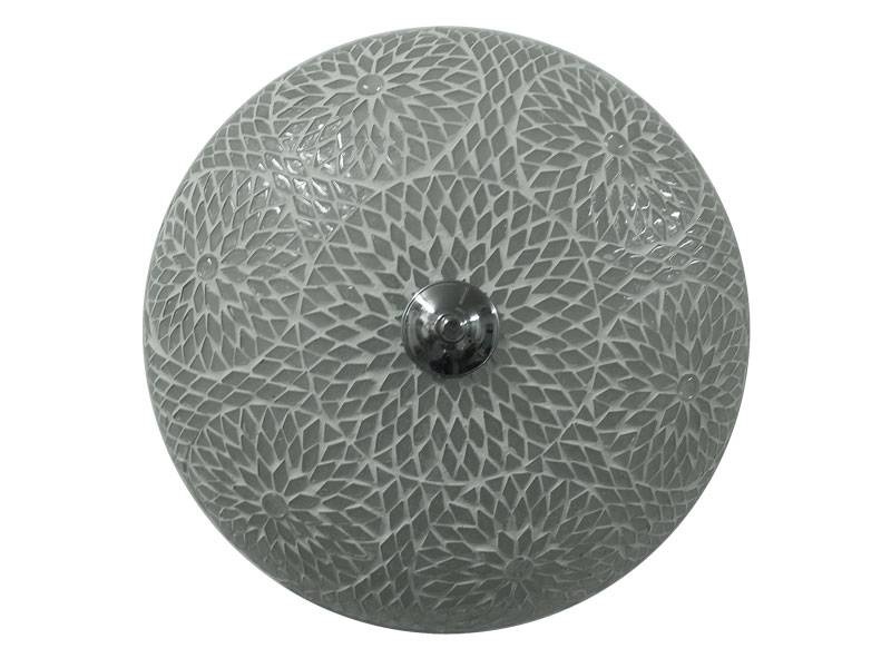 Deckenlampe mit weißem Glasmosaik im türkischen Design
