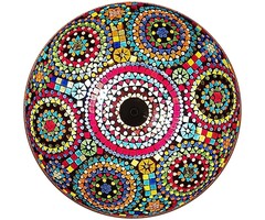 Deckenlampe mit Mosaik
