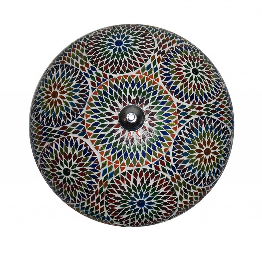 Orientalische Deckenleuchte in bunten Farben