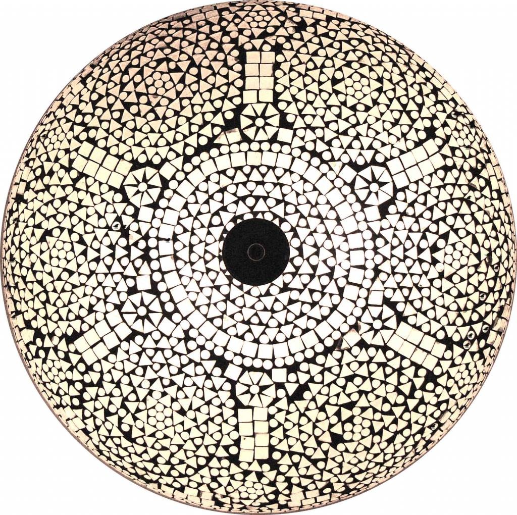 Große orientalische Deckenlampe - Weiß