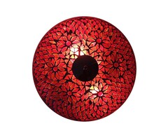 Türkische Deckenlampe in Rot