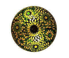 Orientalische Deckenlampe in Grün
