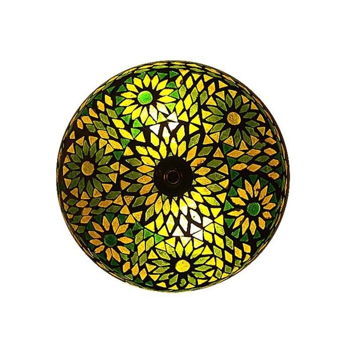 Orientalische Deckenlampe in Grün