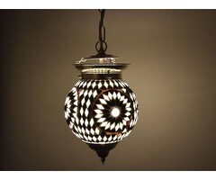 Schwarze orientalische Hängelampe