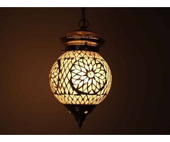 Orientalische Hängelampe transparent