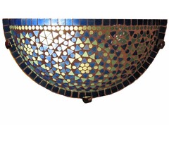 Orientalische blaue Wandleuchte
