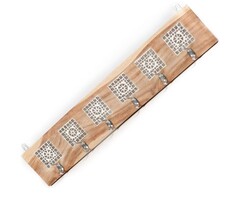 Garderobe mit weißem Mosaik